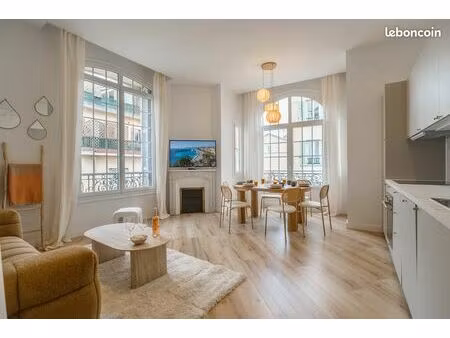 4 pièces tout neuf - centre-ville 2 min à pied de la gare - climatisé - 100m2 - colocation