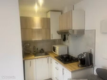 location 2 pièces meublée