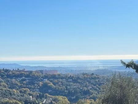 terrain avec permis et vue mer