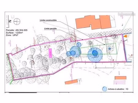 terrain à vendre avec projet