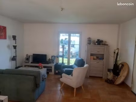 loue t3 rez-de-jardin à manthes 26210