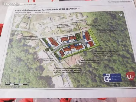 terrain constructible viabilisé 12 lots