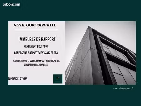 immeuble 379 m² segonzac