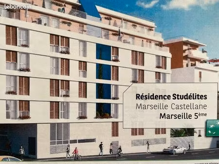 marseille 5e - investissement lmnp - résidence studélites castellane - bnp paribas real es