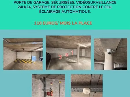 place de parking à louer – garage privé sécurisé