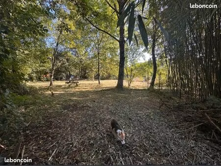 à vendre - terrain à bâtir de 800 m2 avec piscine existante et terrasse bois