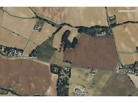 vente terrain agricole + bois proche l'isle jourdain