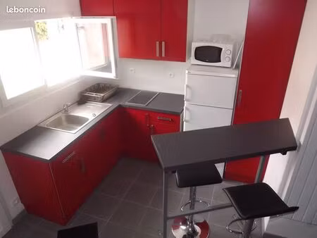 loc 530/mois la rochelle aytré maisonnette meublée / jardin / parking (03/26-06/26)