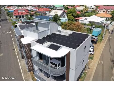 appartement triplex t2+bureau+ rooftop à goyave