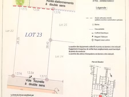 terrain 384 m² marennes