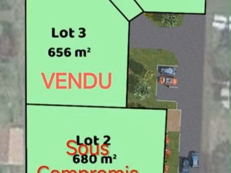 terrain constructible à proximité de saintes  dernier lot