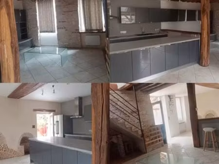 maison 160m² – 6 chambres – boiscommun centre – parking – 990