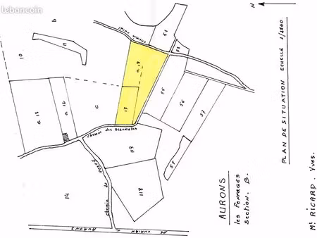 terrain agricole à aurons