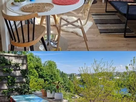 maison 75m2 - dole - vue sur canal