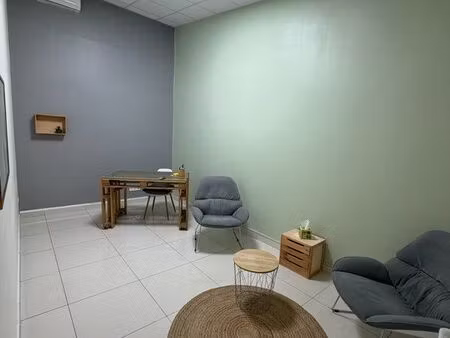 bureau professionnel meublé 15 m² – jarry – espace partagé qualitatif