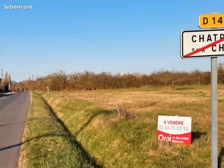 terrain 1 550 m² chatres sur cher