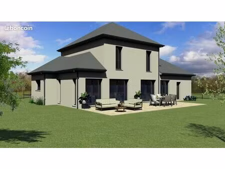 authie – projet de maison neuve 130 m² sur terrain 466 m²