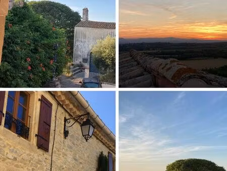 maison de caractère en pierres – 160 m² – terrasse panoramique – garage