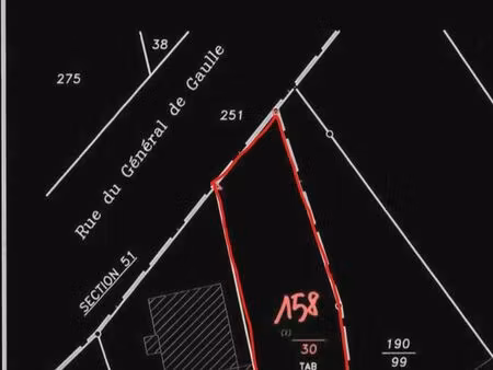 terrain à bâtir constructible 4.28 ares – à viabiliser – 90 000 – drusenheim – particulier