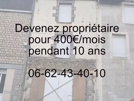 maison travaux à prévoir 400/mois pendant 10 ans