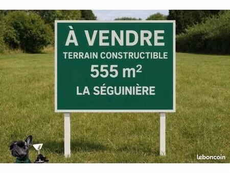 terrain 555 m² la seguiniere