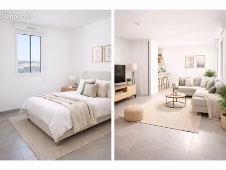 t2 45m² rénové – grande terrasse – parking – bordeaux métropole nord