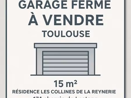 parking/box 1 pièce 15 m²