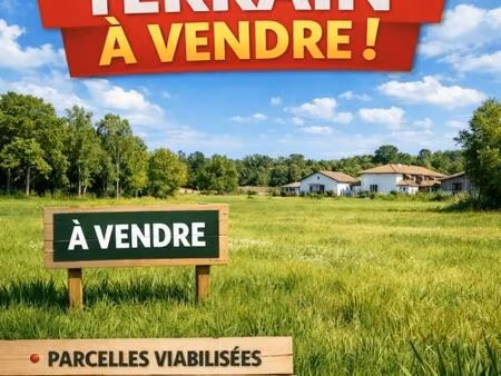 terrain 689 m² parentis en born