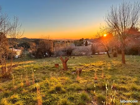terrain constructible vue pyrénées divisible