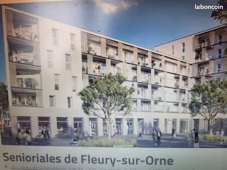 très joli t2 récent les sénioriales fleury sur orne