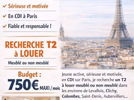 jeune active cherche logement