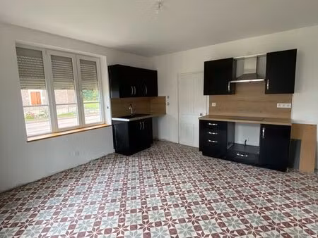 grand appartement refait à neuf + jardin et cave