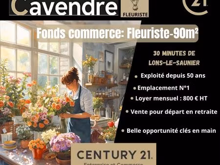 fonds de commerce 90 m² lons le saunier