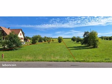 oberbronn sud: terrain 14 ares constructibles