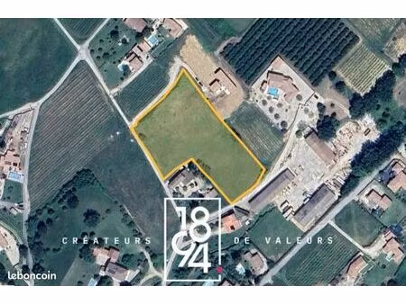 terrain 6 694 m² saint laurent de carnols