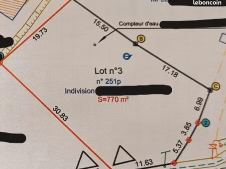 vente terrain constructible