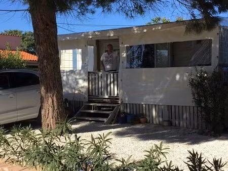 vends mobil home sur parcelle 75000