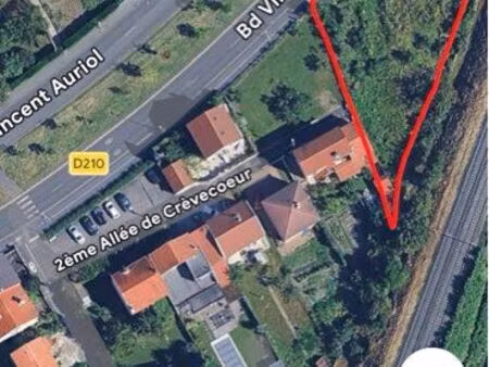 terrain constructible 905m2 ( secteur jardiland )