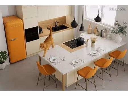 appartement 3 pièces 62 m²