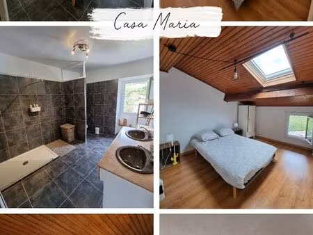 maison de village traversante avec cour