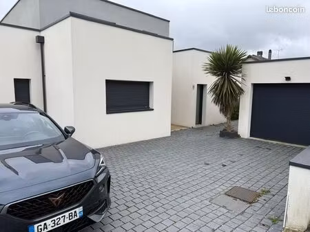 maison contemporaine 2022 – plain-pied – piscine – centre montreuil-juigné