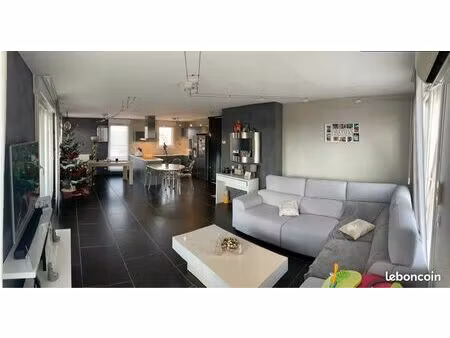 appartement t5 genas azieu 109m2 avec garages et cave