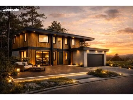 maison contemporaine 150 m² – vue campagne – terrain 690 m² – charolles