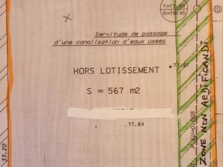 terrain constructible à saint avertin