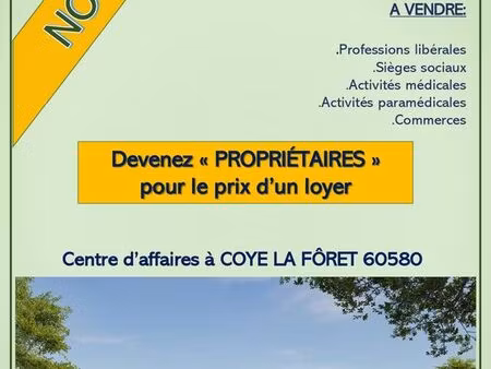 bureau neuf coye la forêt 60580