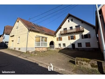 corps de ferme composé de deux maisons à jetterswiller 322m² sur 6 99 ares