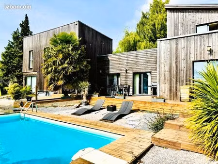 maison contemporaine atypique 190m2 avec piscine plein sud - montreuil aux lions  à 1h de 