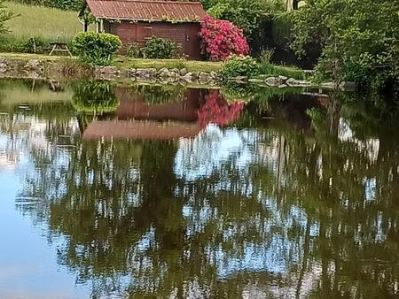 vente etang avec chalet