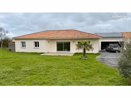 plain-pied récent - 4 chambres - grand terrain de 933m² - maison économe - à 5 min de chol