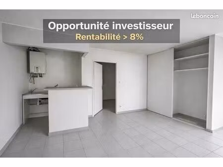 opportunité investisseur - appart t2 - renta +8%